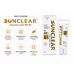 Sunclear Sunscreen SPF 40+ Lotion (60ml)