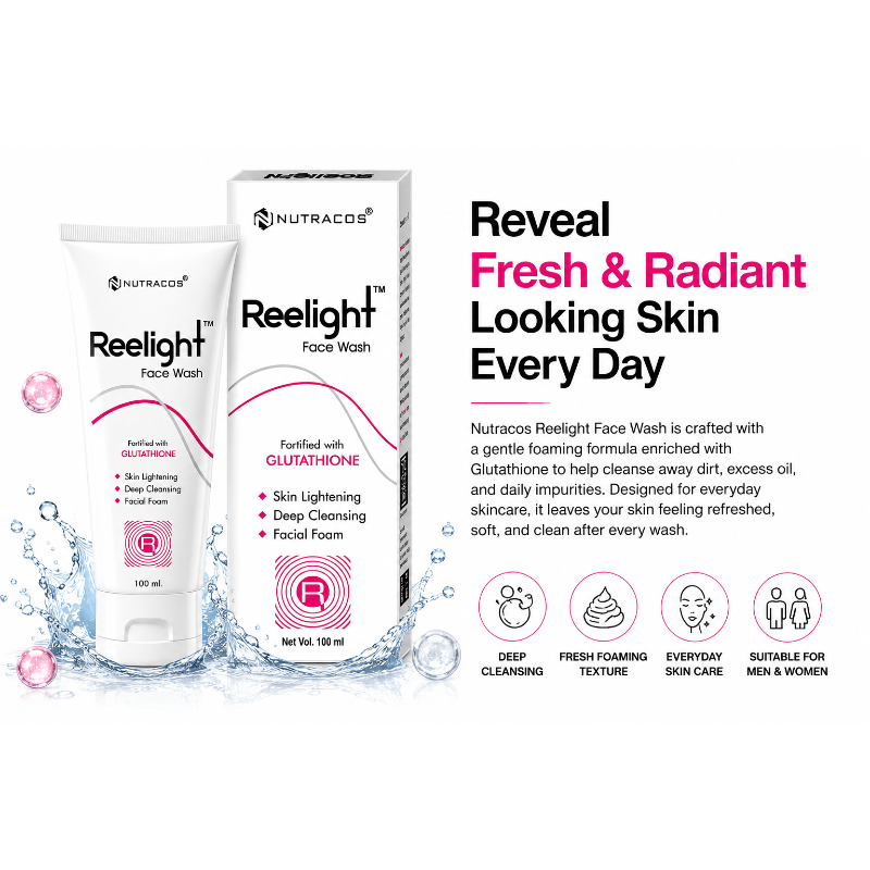 Reelight Face Wash with Glutathione (100ml)