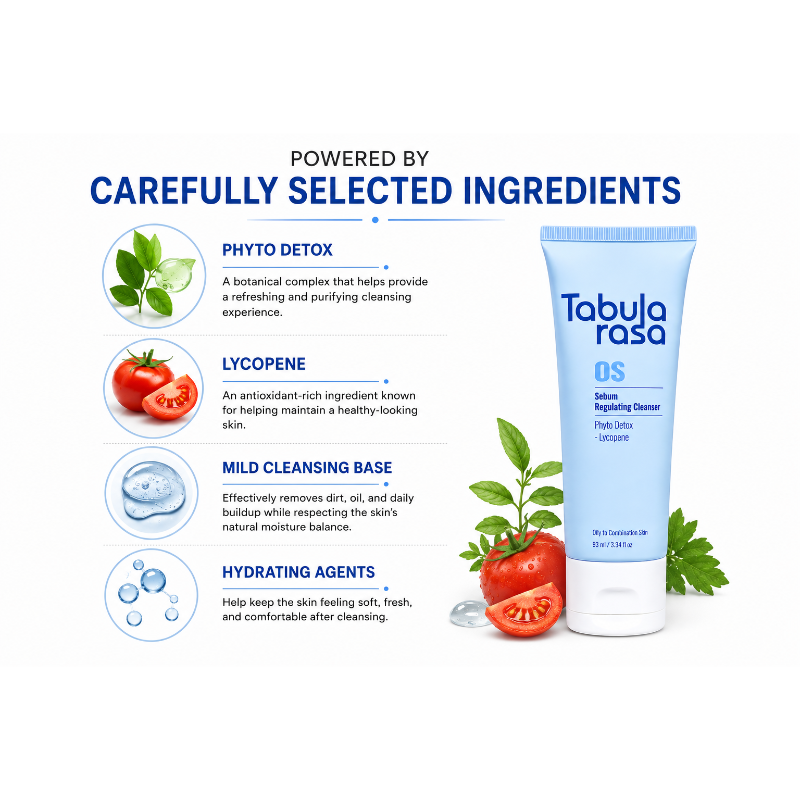 Tabula Rasa OS Sebum Regulating Cleanser for Oily & Combination Skin (99ml)