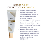 Cutiyt G 12 Skin Brightening Lotion with Glycolic Acid (50ml)
