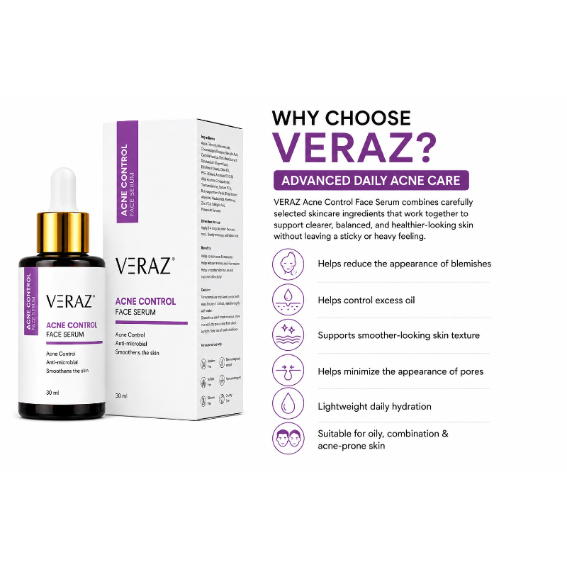 VERAZ Acne Control Face Serum (30ml)