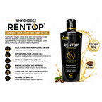 Rentop Hair Restoration Shampoo with Procapil 1% & Caffeine (100ml)