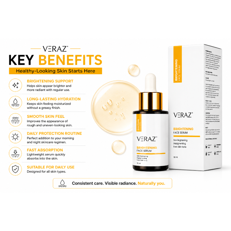 VERAZ Brightening Face Serum (30ml)