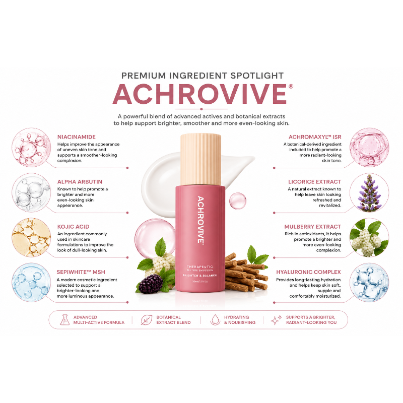 ACHROVIVE Peptide Face Emulsion (30ml)