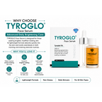 TYROGLO Face Serum with Tyrostat 3% | Helps Reduce Pigmentation, Dark Spots & Tanning | 30ml