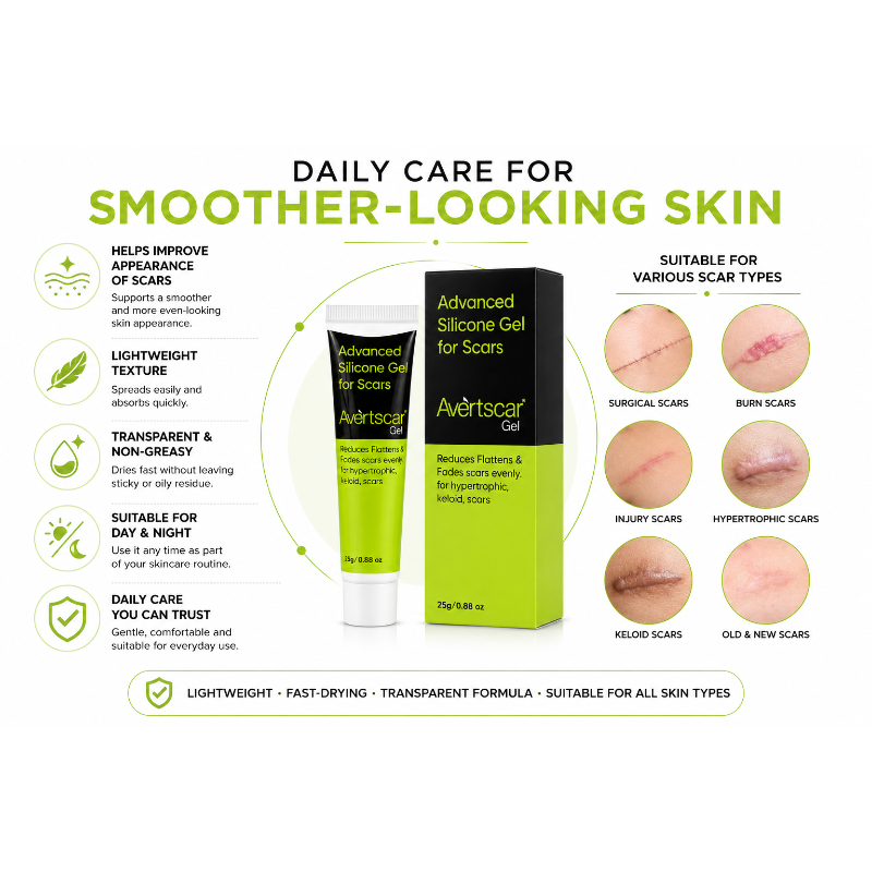 Avertscar Advanced Silicone Gel for Scars (25gm)