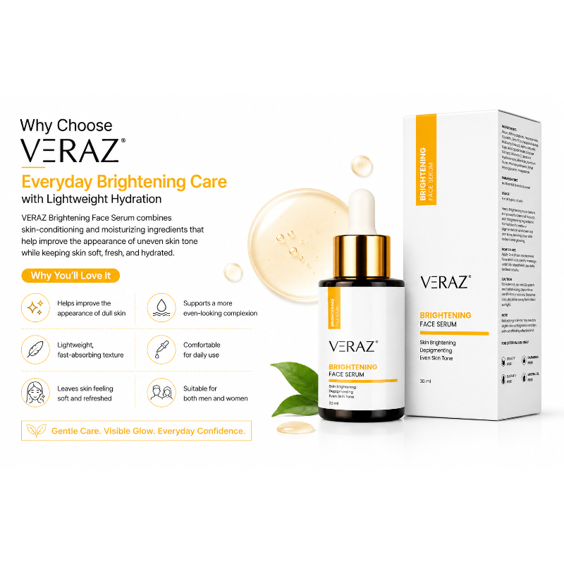 VERAZ Brightening Face Serum (30ml)