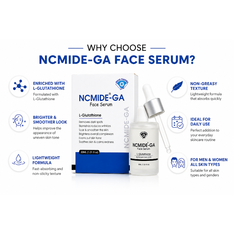 NCMIDE-GA Face Serum with L-Glutathione (30ml)