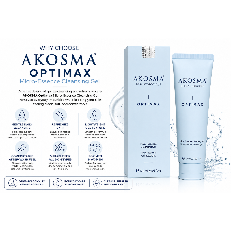 AKOSMA Optimax Micro-Essence Cleansing Gel (120ml)