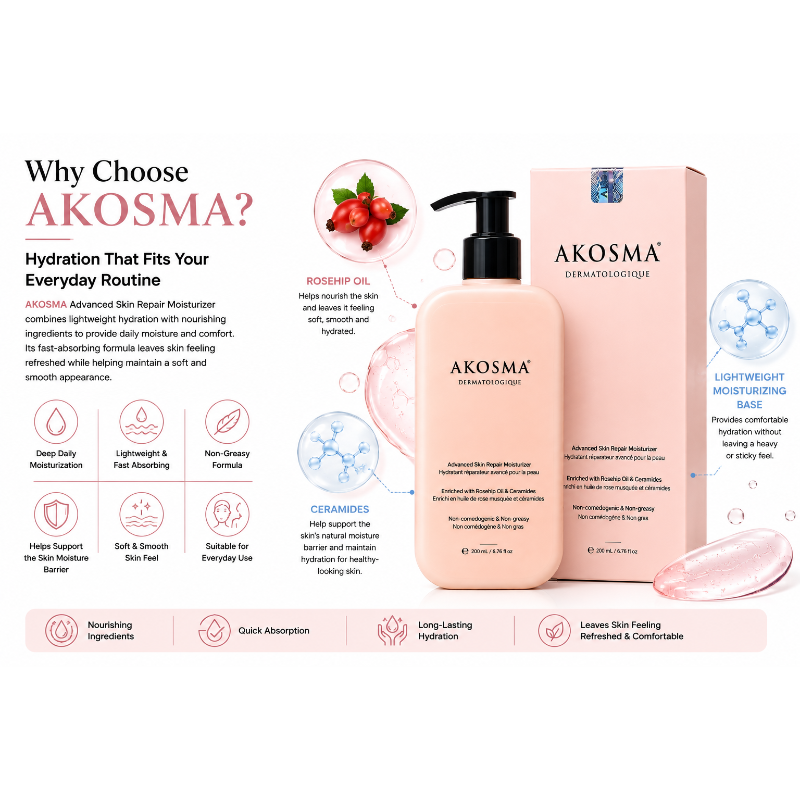 AKOSMA Advanced Skin Repair Moisturizer (200ml)