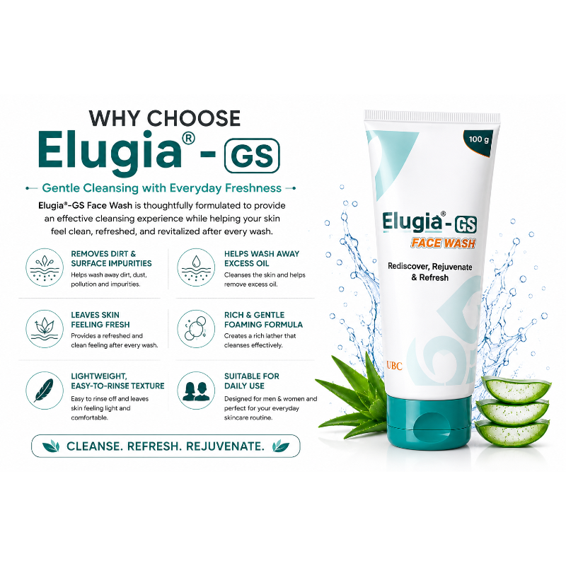 Elugia-GS Face Wash for Oily & Acne-Prone Skin (100gm)