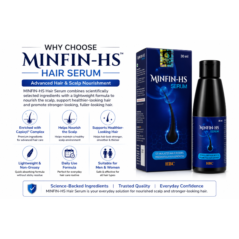 Minfin-HS Hair Growth Serum 30 ml | For Hair Fall Control & Scalp Nourishment