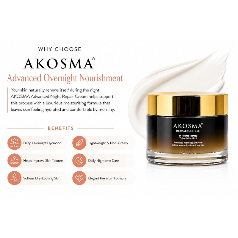 AKOSMA Advanced Night Repair Cream (50ml)