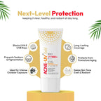 ACNE-UV Gold SPF 100+ PA++++ Sunscreen Gel Cream (30gm)