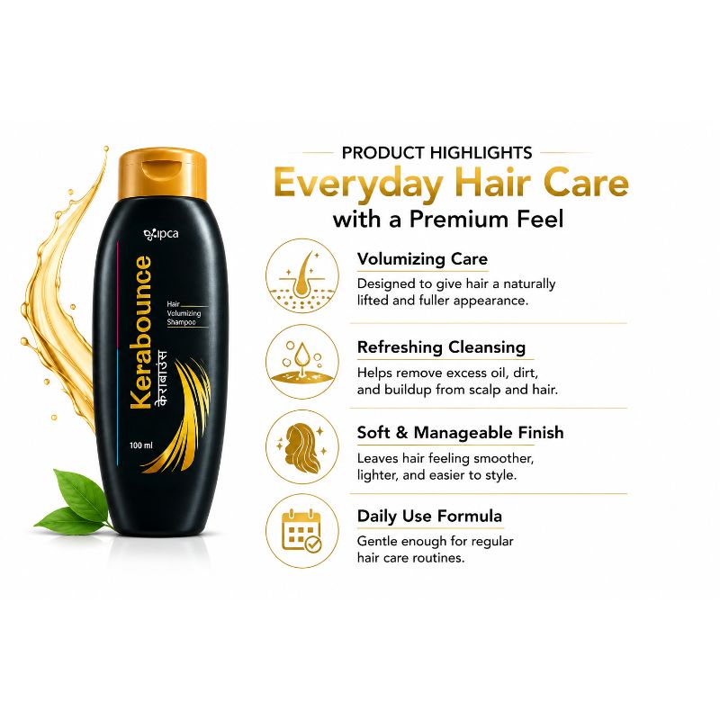 Kerabounce Hair Volumizing Shampoo (100ml)