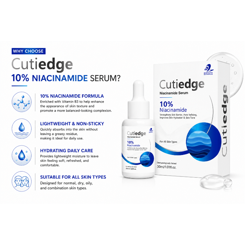 Cutiedge 10% Niacinamide Face Serum (30ml)