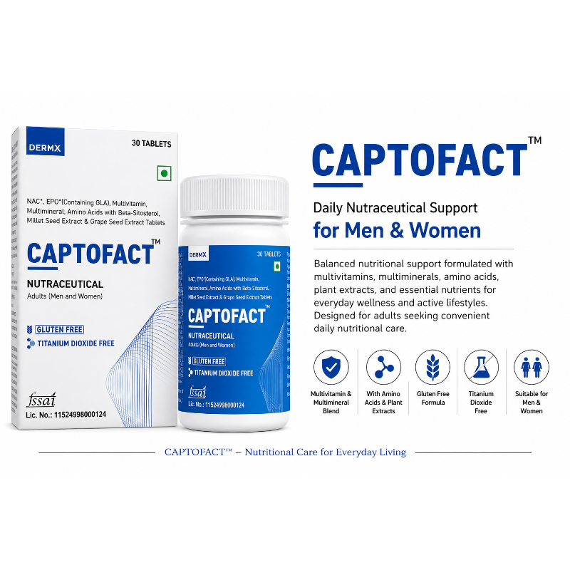 CAPTOFACT Nutraceutical Multivitamin Tablets, 30 Tablets