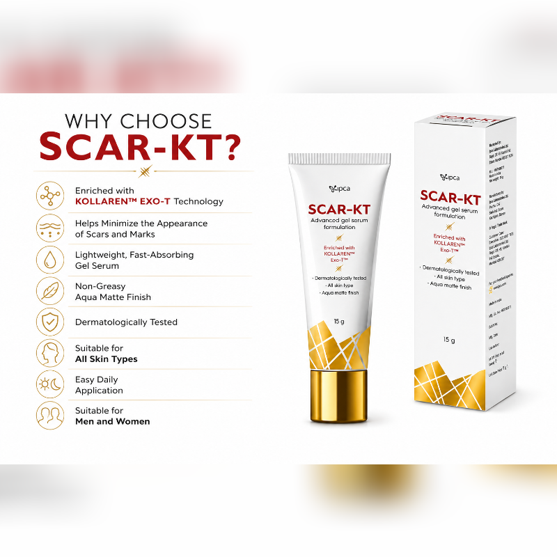 Scar-KT Advanced Gel Serum 15gm | Kollaren™ Exo-T Enriched Scar Repair Gel