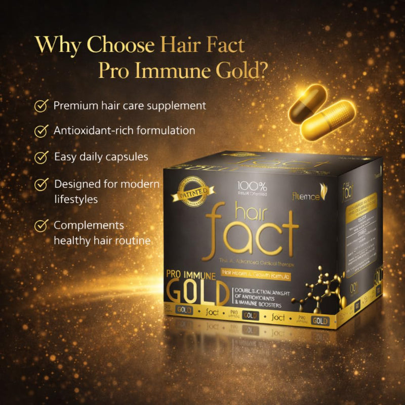 Hair Fact Pro Immune Gold Advanced Cyclical Therapy Kit