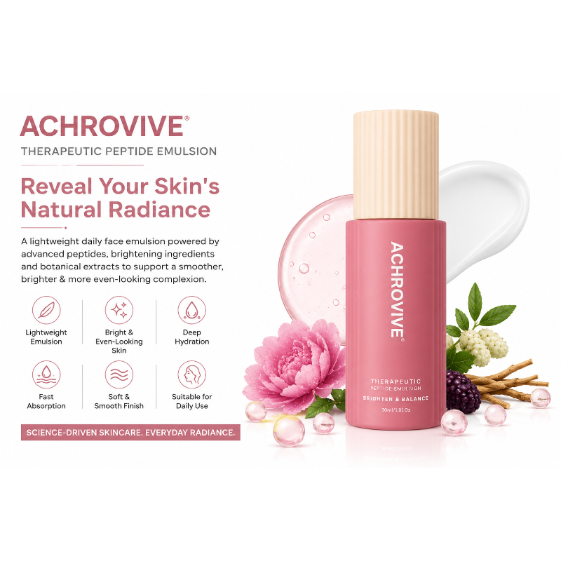 ACHROVIVE Peptide Face Emulsion (30ml)