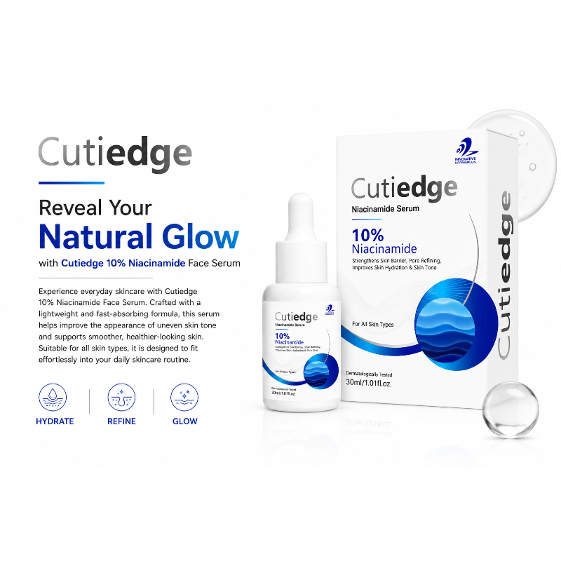 Cutiedge 10% Niacinamide Face Serum (30ml)
