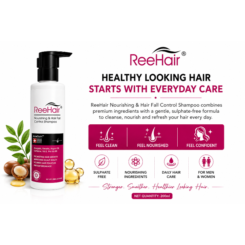 ReeHair Nourishing & Hair Fall Control Shampoo 200ml