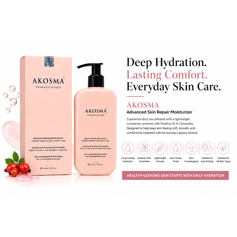AKOSMA Advanced Skin Repair Moisturizer (200ml)