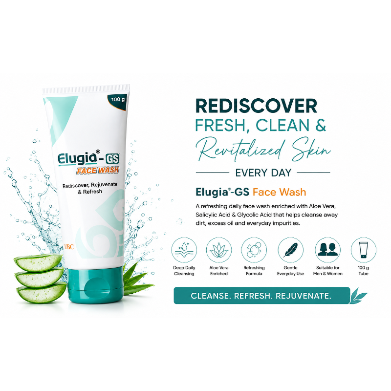 Elugia-GS Face Wash for Oily & Acne-Prone Skin (100gm)