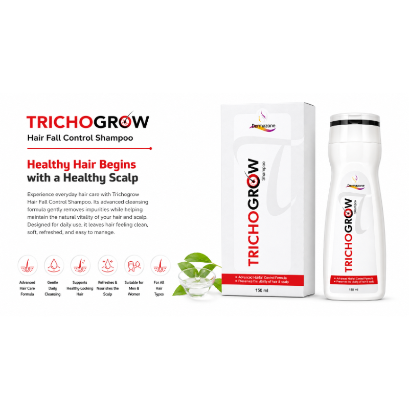 Trichogrow Hair Fall Control Shampoo (150ml)