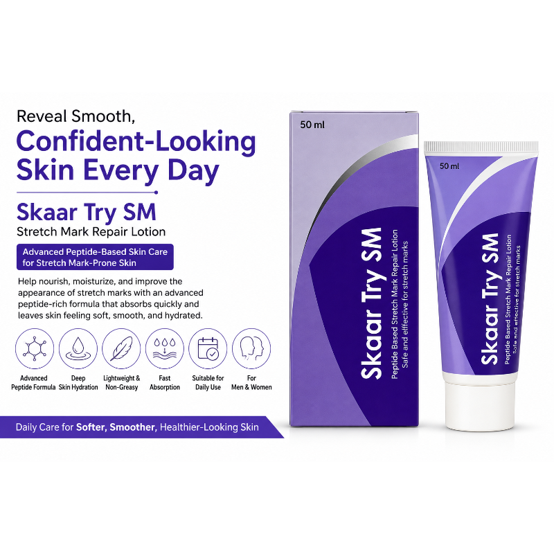 Skaar Try SM Stretch Mark Repair Lotion (50ml)