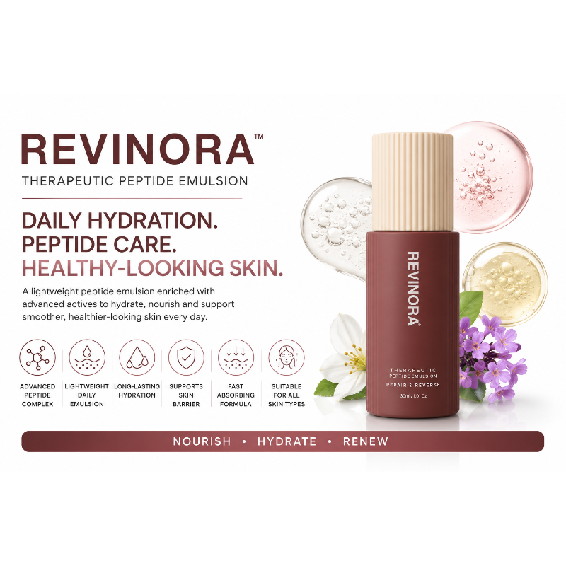 Revinora Advanced Peptide–Bio Retinol Emulsion (30ml)