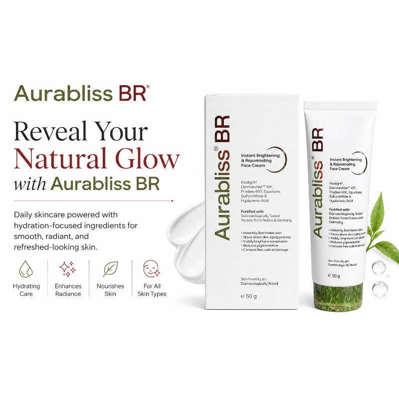 Aurabliss BR Instant Brightening & Rejuvenating Face Cream (50gm)