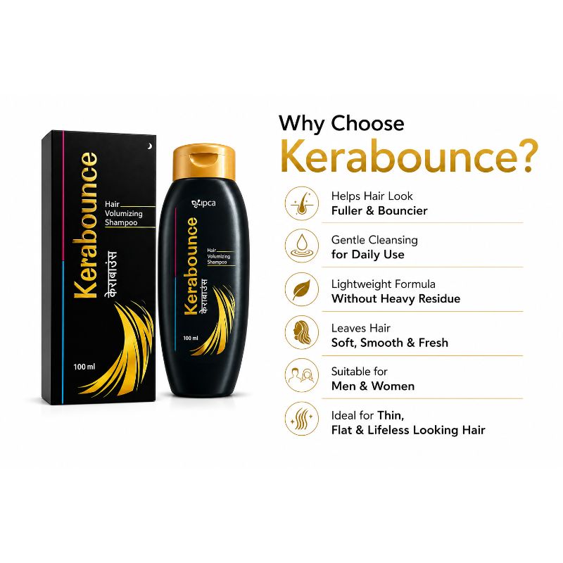 Kerabounce Hair Volumizing Shampoo (100ml)