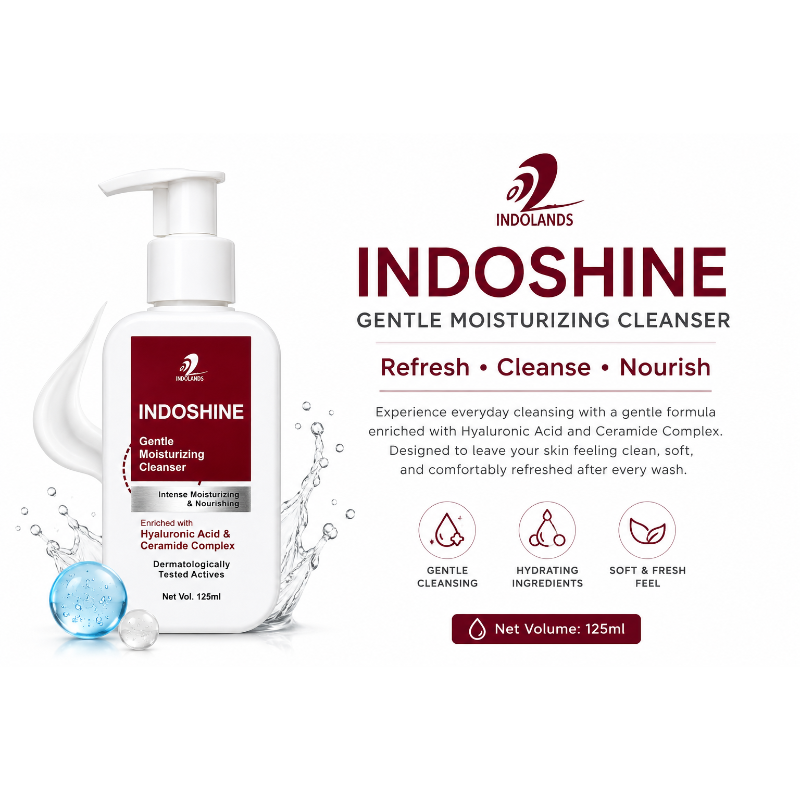 Indoshine Gentle Moisturizing Face Cleanser (125ml)
