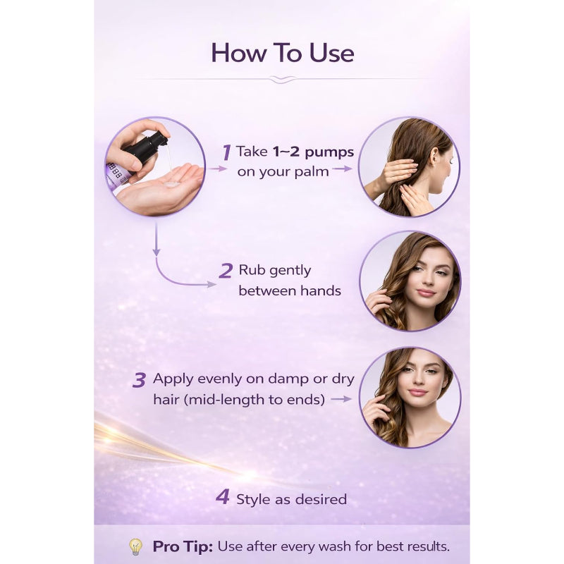 Tugain Frizz Control Hair Serum (100ml)