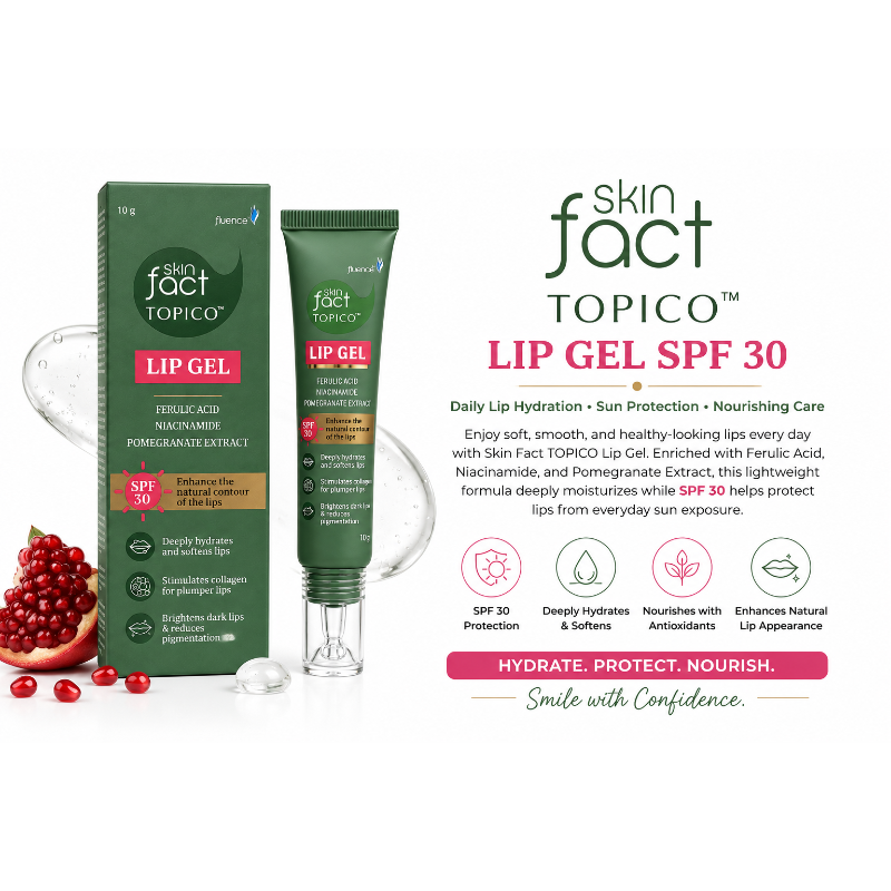 Fluence Skin Fact Topico Lip Gel SPF 30 (10gm)