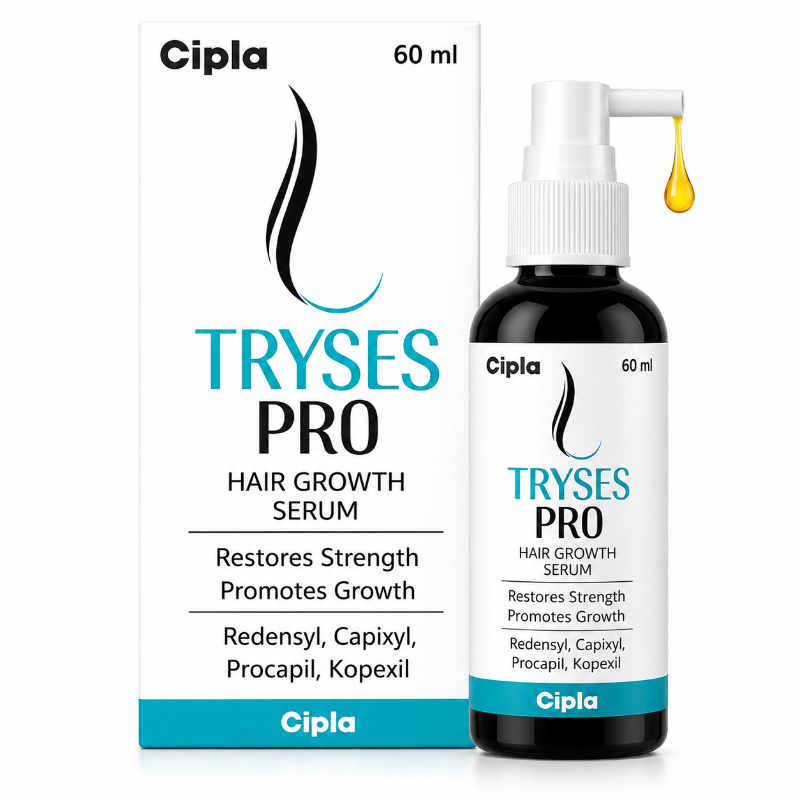 TRYSES Pro Hair Growth Serum 60ml | Redensyl, Capixyl, Procapil & Kopexil