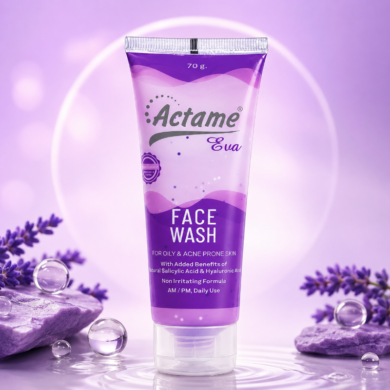 Actame Eva Face Wash for Oily & Acne Prone Skin (70gm)