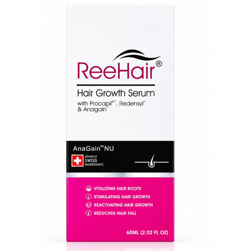 ReeHair Hair Growth Serum with Procapil, Redensyl & Anagain (60ml)