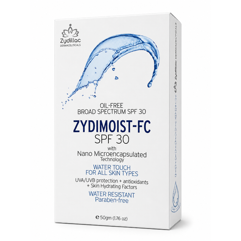 Zydimoist-FC SPF 30 Oil-Free Nano Microencapsulated Water Touch Sunscreen Gel (50gm)