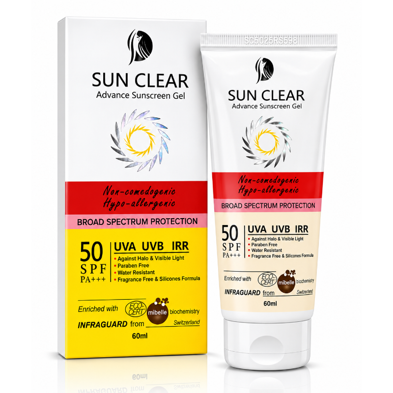 SUN CLEAR Advance Sunscreen Gel SPF 50 PA+++ (60ml)