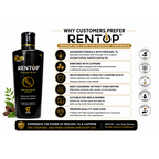 Rentop Hair Restoration Shampoo with Procapil 1% & Caffeine (100ml)
