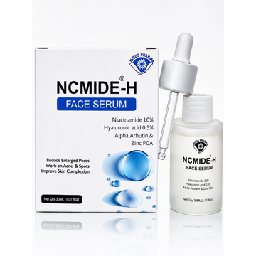 NCMIDE-H Face Serum | Niacinamide 10% + Hyaluronic Acid 0.5% + Alpha Arbutin & Zinc PCA | 30ml