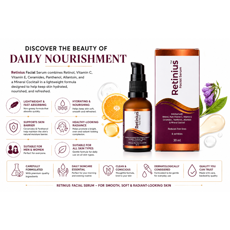 Retinius Retinol Facial Serum (30ml)