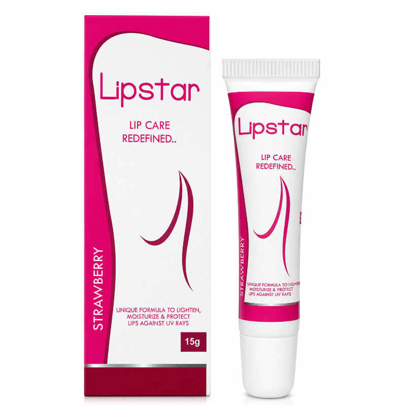 Lipstar Strawberry Lip Care Cream (15gm)