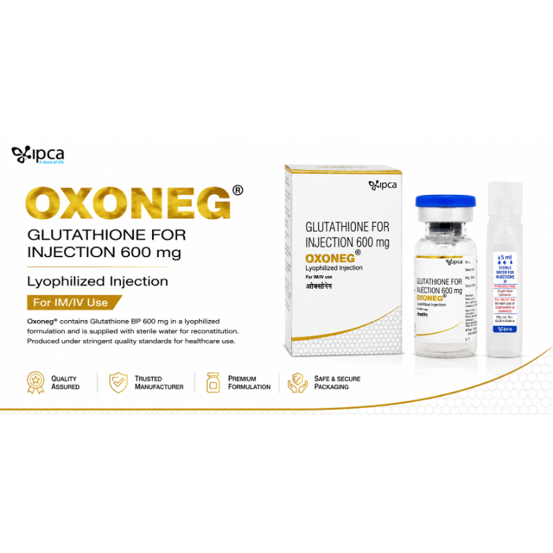 Oxoneg Glutathione 600 mg Lyophilized Injection