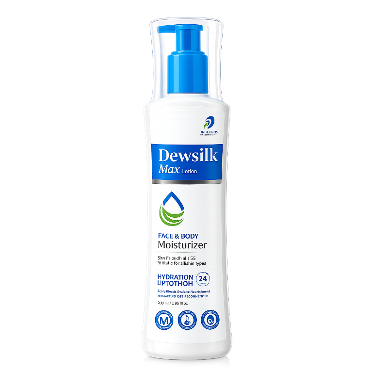 Dewsilk Max Face & Body Moisturizer Lotion (200ml)