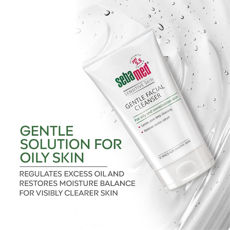 Sebamed Gentle Facial Cleanser pH 5.5 for Oily & Combination Skin (150ml)