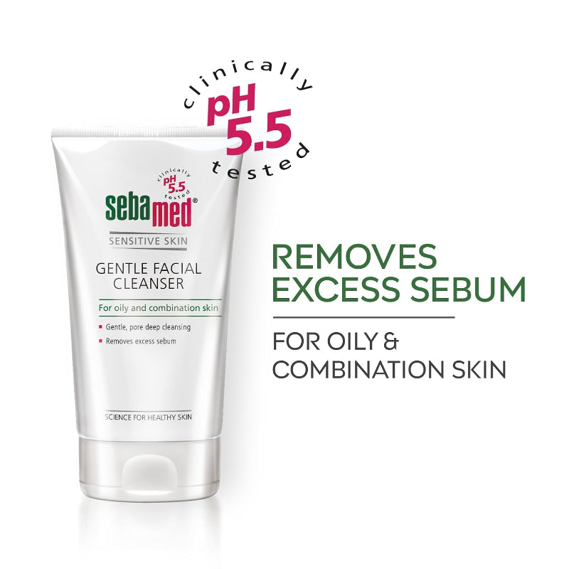 Sebamed Gentle Facial Cleanser pH 5.5 for Oily & Combination Skin (150ml)