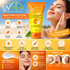 UV Break SPF 50 Sunscreen Gel for Face & Body (60gm)